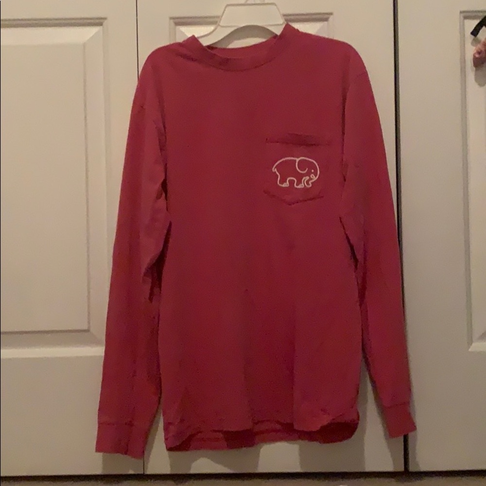 Rose colored Ivory Ella Long Sleeve Tee